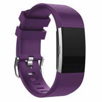 eses Silikónový remienok pre Fitbit Charge 2 - Veľkosť S, fialový