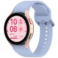 eses Silikónový remienok pre Samsung Galaxy Watch 4, 5, 6, 7, FE - Modro fialový, OneClick