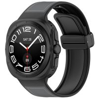 eses Kombinovaný remienok s magnetickou prackou pre Samsung Galaxy Watch Ultra 47mm - Sivý