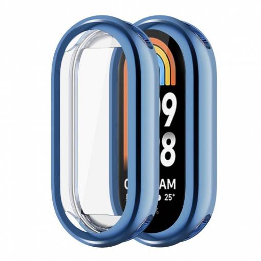 Foto - Silikónový kryt pre Xiaomi Mi band 8 - Modrý