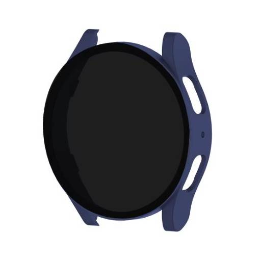 Foto - Ochranný kryt s tónovaným sklom pre Samsung Galaxy Watch 7 44mm - Tmavo modrý