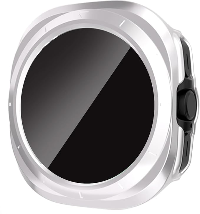 Ochranný kryt s tónovaným sklom pre Samsung Galaxy Watch Ultra 47mm - Biely